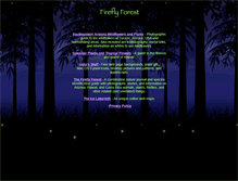 Tablet Screenshot of fireflyforest.com